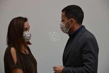 Presentación del proyecto 'Telde en Navidad' con presencia de Papá Noel y su esposa/TA.